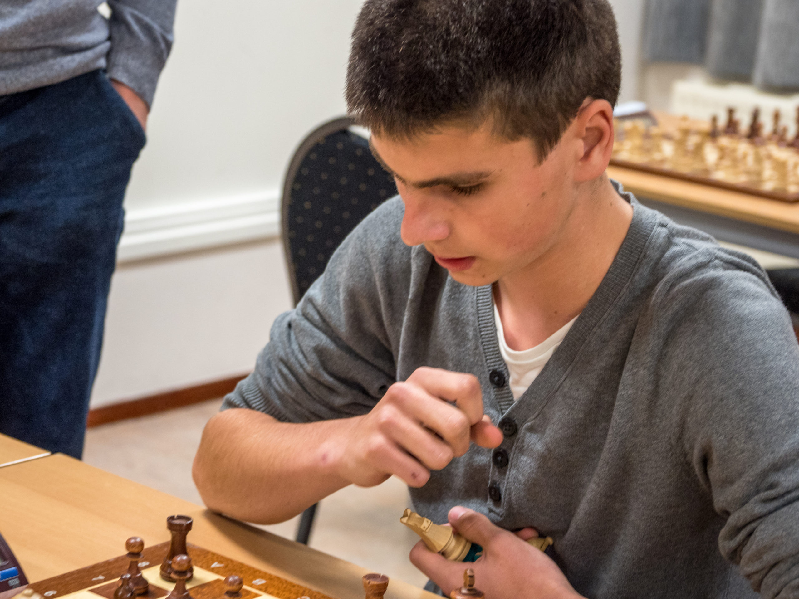 Willem Theunisse  koploper interne competitie bij de jeugd