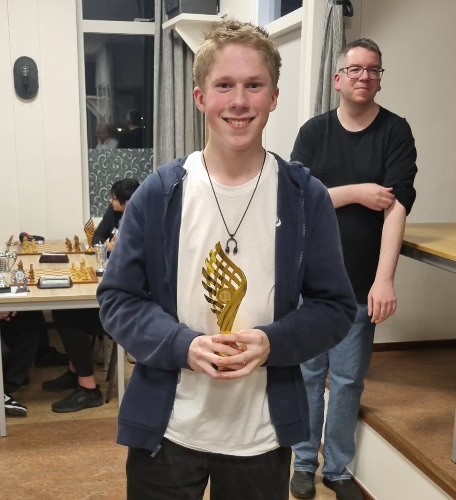 Jeugdkampioen Chiel Plug