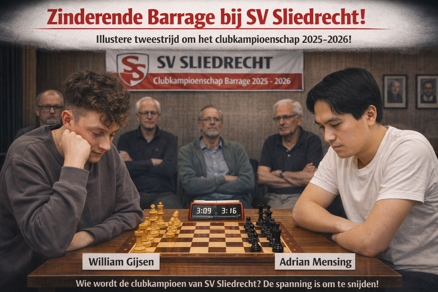 Interne competitie ronde 28: een historische afsluiting….(volgt nog)